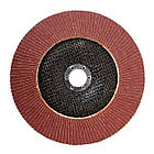 Диск шліфувальний пелюстковий 180 * 22 мм зерно K150 INTERTOOL BT-0235, фото 2