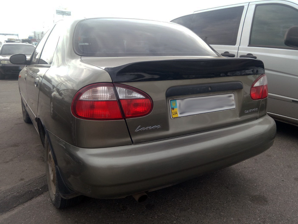 Спойлер на багажник Chevrolet Lanos Сабля спойлер багажника Шевроле Ланос "Кучений хвіст", фото 1