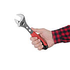 Ключ розвідний 250 мм, двокомпонентна ручка INTERTOOL HT-0197, фото 6