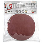 Круг наждачний самоклейний 125 мм, щільність 220 г/м2, К600, пак. 10ед. INTERTOOL BT-0570, фото 2