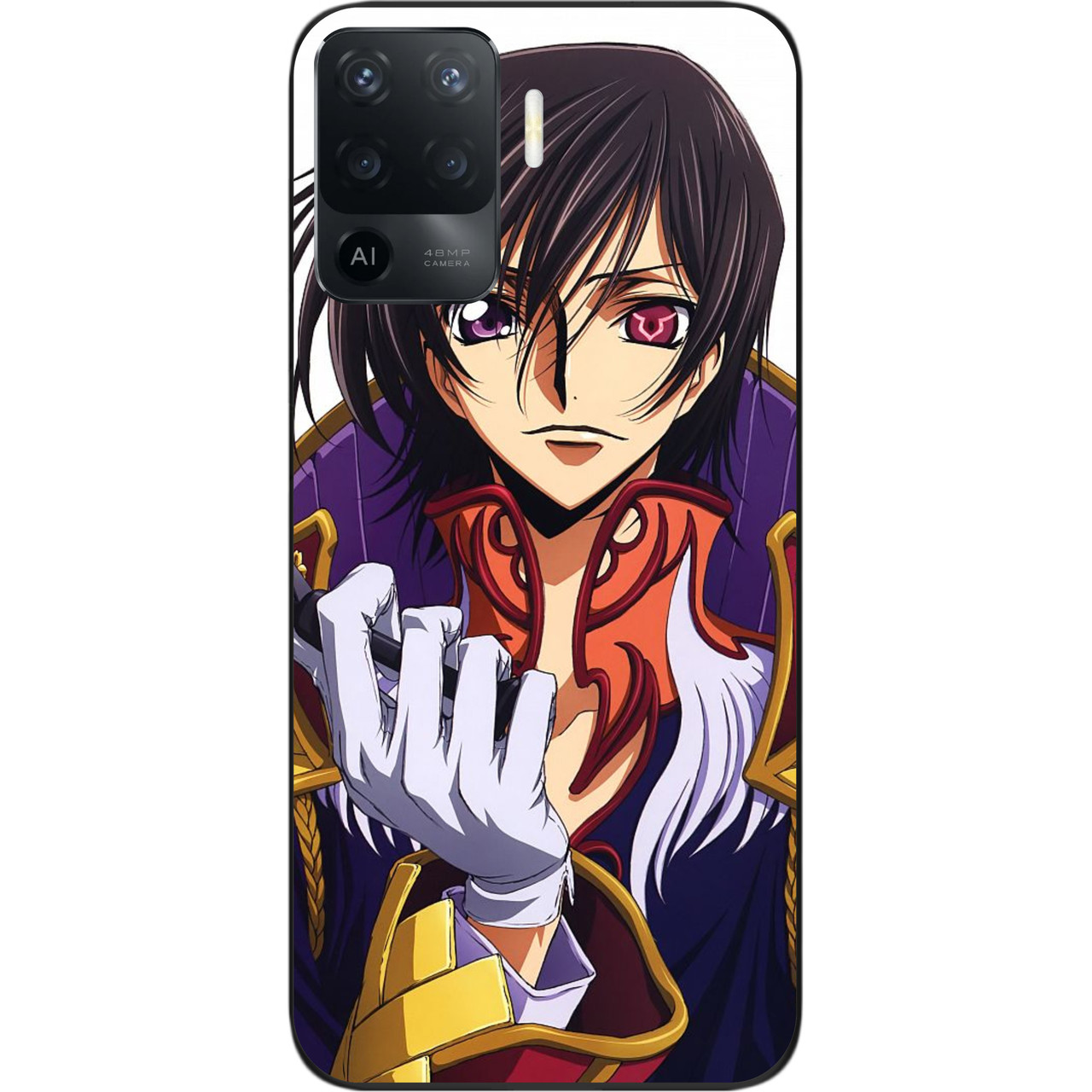 Силіконовий чохол для OPPO Reno 5 Lite з картинкою Код Гіас Лелуш, фото 1