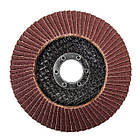 Диск шліфувальний пелюстковий 115 * 22 мм зерно K100 INTERTOOL BT-0110, фото 2