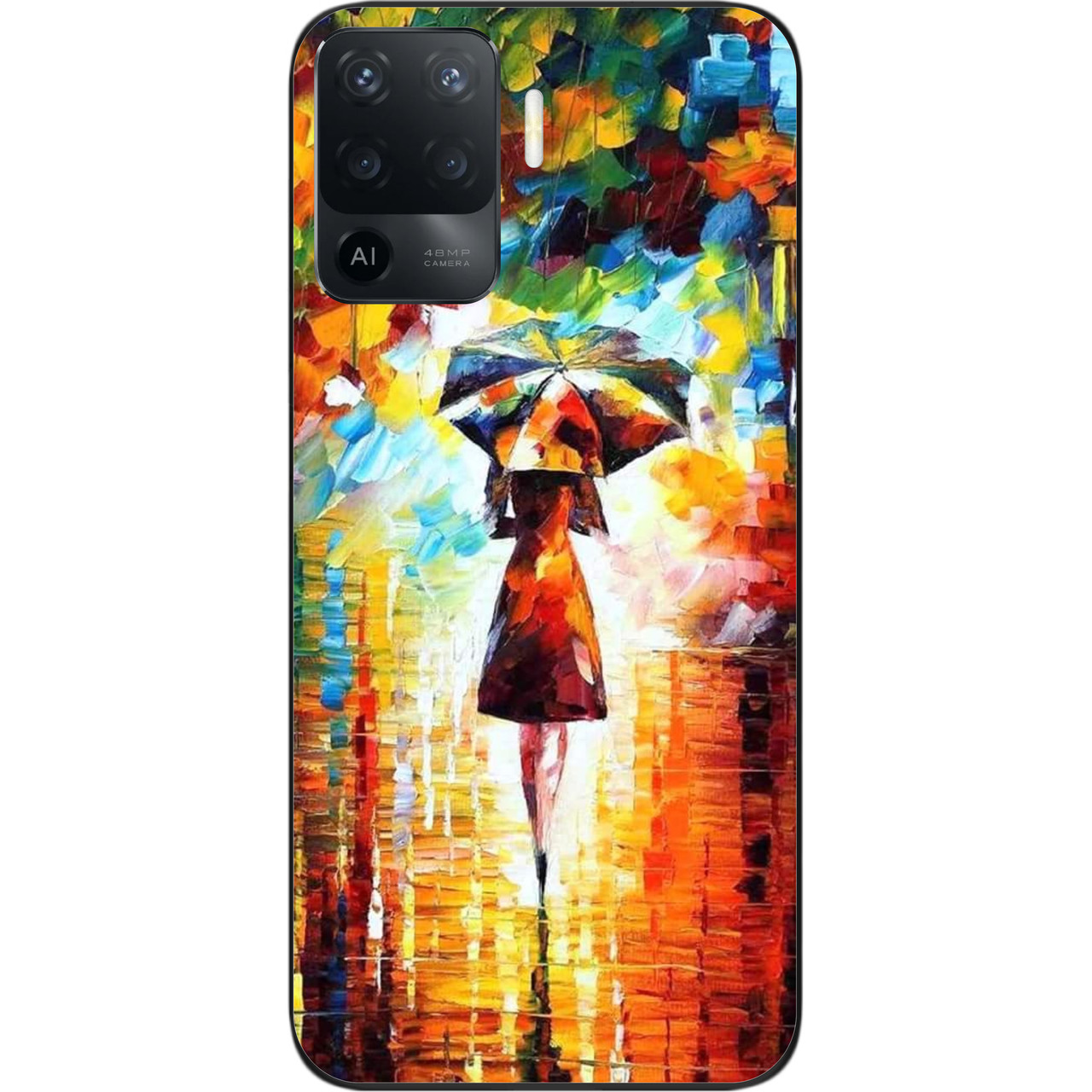 Силіконовий чохол для OPPO Reno 5 Lite з картинкою Прогулянка, фото 1