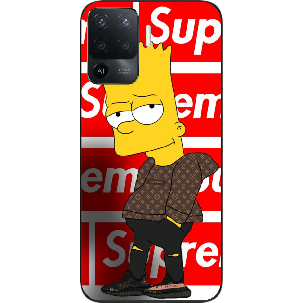 Силіконовий чохол для OPPO Reno 5 Lite з картинкою Сімпсон, фото 1