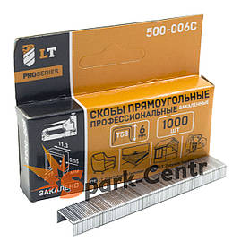 Скоби прямокутні 6 мм LT для степлера тип 53