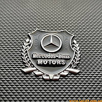 Авто значок Mercedes Motors наклейка на машину авто наклейки значки марки машин на кузов бампер скло двері капот крила багажник