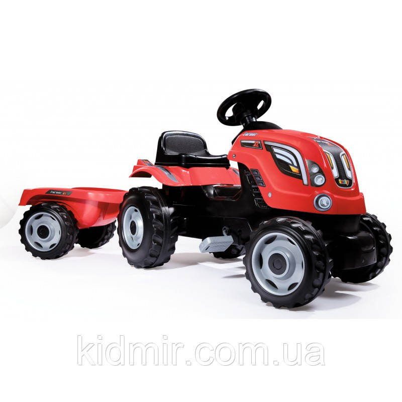 Педальний Трактор c причепом Farmer XL Smoby 710108