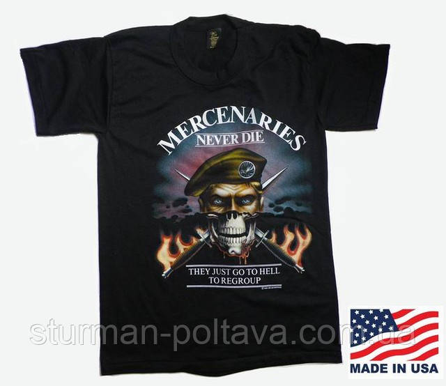 Футболка легіон смерті MERCENARIES NEVER DIE