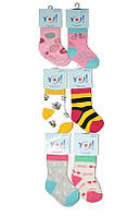 Носки для девочки хлопковые YO! SKC микс цветов 14-18