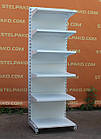 Торгові пристінні (односторонні) стелажі «Ристел» 190х60 см, на 6 полиць, Б/у, фото 3