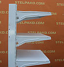 Торгові пристінні (односторонні) стелажі «Ристел» 190х60 см, на 6 полиць, Б/у, фото 8