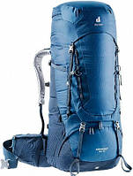 Рюкзак туристический Deuter Aircontact 65+10л  синий