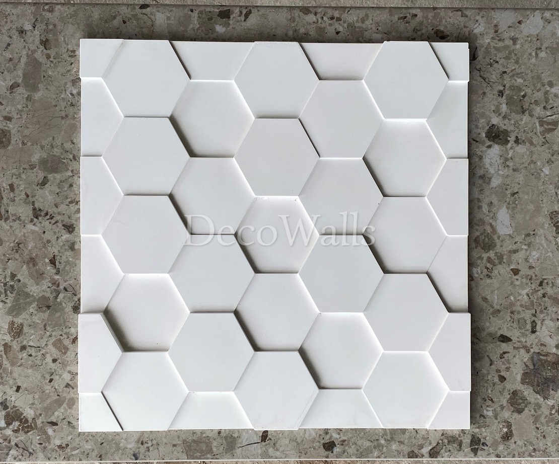 Гіпсові панелі 3D Соти (3) DecoWalls™, фото 1