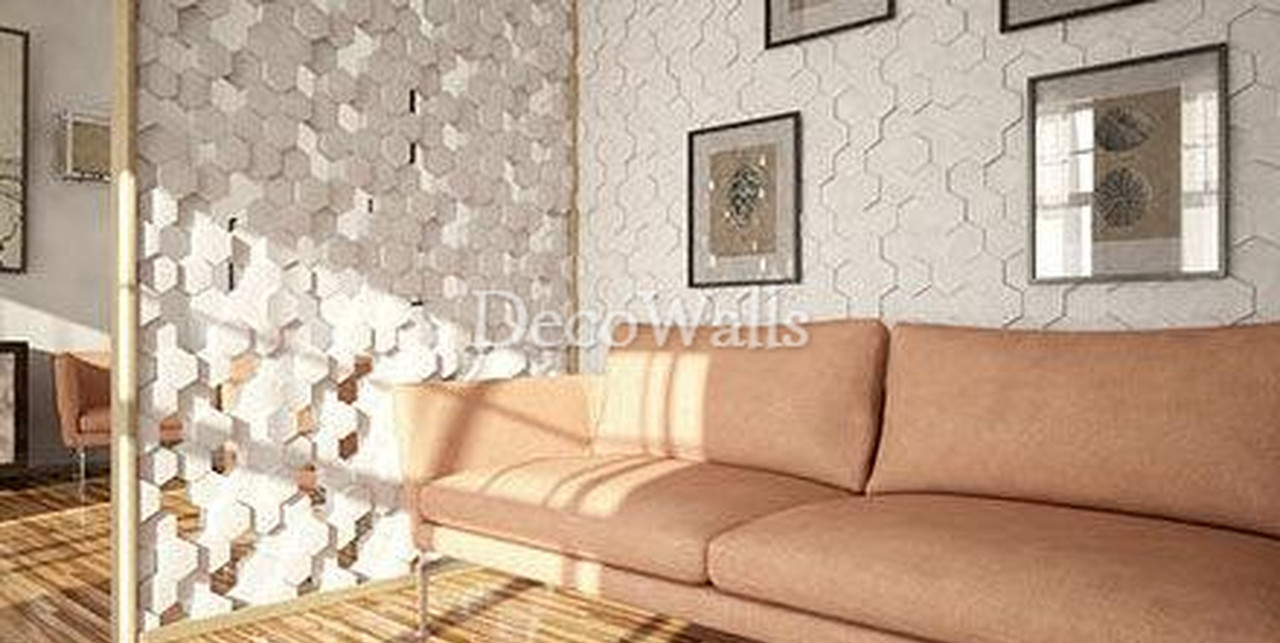 Гипсовые 3D панели Соты DecoWalls - фото 3 - id-p957159746