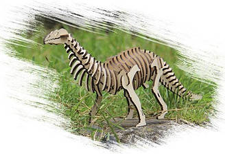 Деревяний конструктор динозавр Бронтозавр