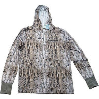 Футболка Kosadaka Ice Silk Sunblock Snake Skin розмір S сіра UV