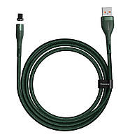 Магнитный кабель для зарядки телефона / смартфона Baseus USB - Lightning 1 м 2.4 А Зеленый (CALXC-K06)