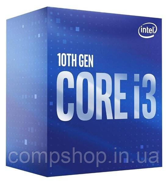 Процесор Intel s1200 Core i3-10100F  4C/8T, 3.6-4.3GHz, 65Вт  Box (код 117075)