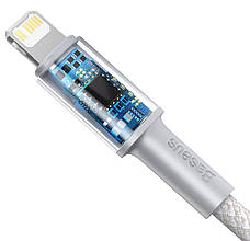 Кабель для зарядки телефона/ смартфона Baseus High Type-C-Lightning 20 Вт 2 м Білий (CATLGD-A02), фото 5