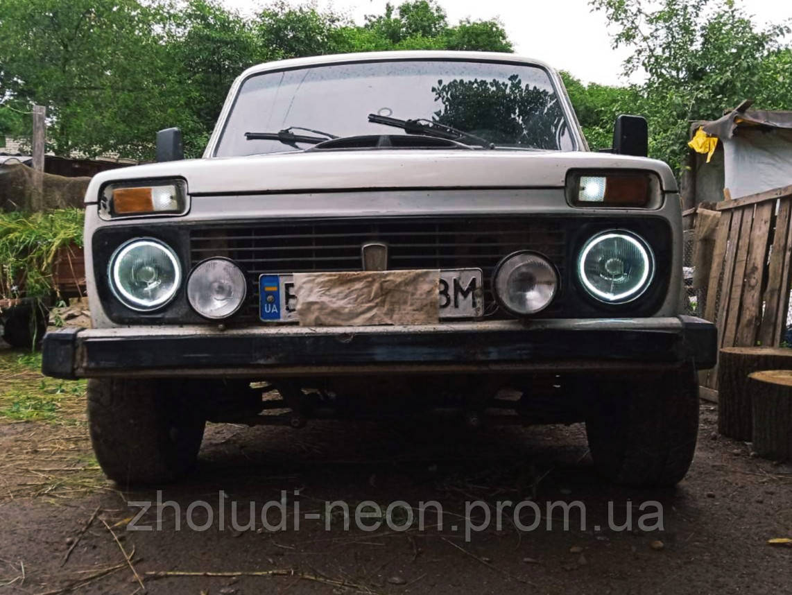 Ангельські очки на будь-яку марку авто і мото—Angel eyes з Флекс неону.(10цветов)., фото 1