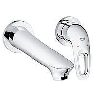 Кран на раковину на стену (скрытая часть докупается) GROHE Eurostyle 19571003 хром латунь 111205