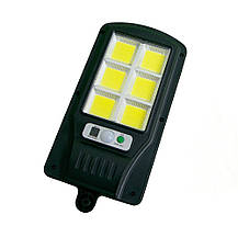 Вуличний ліхтар на сонячній батареї Solar Light BL BK120-6COB/ліхтар сонячній батареї Solar на стовп, фото 5