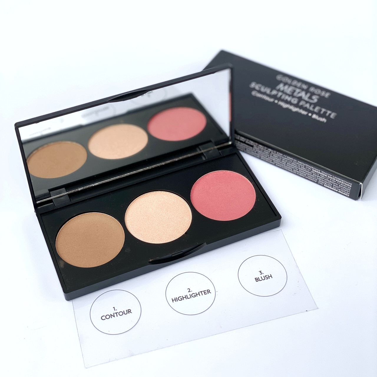 Палітра для скульптурування Golden Rose Metals Sculpting Palette