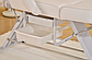 Крісло Кушетка косметологічна стаціонарна BONRO висота 75 см з шухлядами/лотками BLACK, фото 10