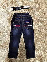 Джинсові брюки для хлопчиків оптом, H.L. Xiang, 110-140 рр., арт.  D-143, фото 2