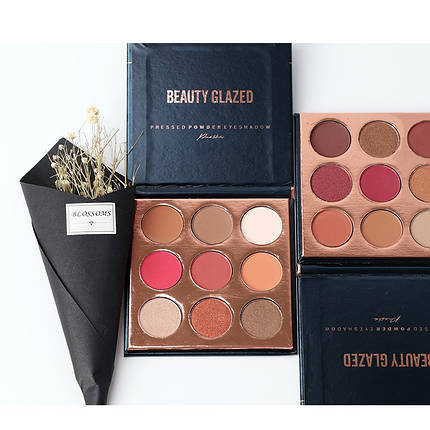 Тіні для повік Beauty glazed pressed powder eyeshadow, фото 1