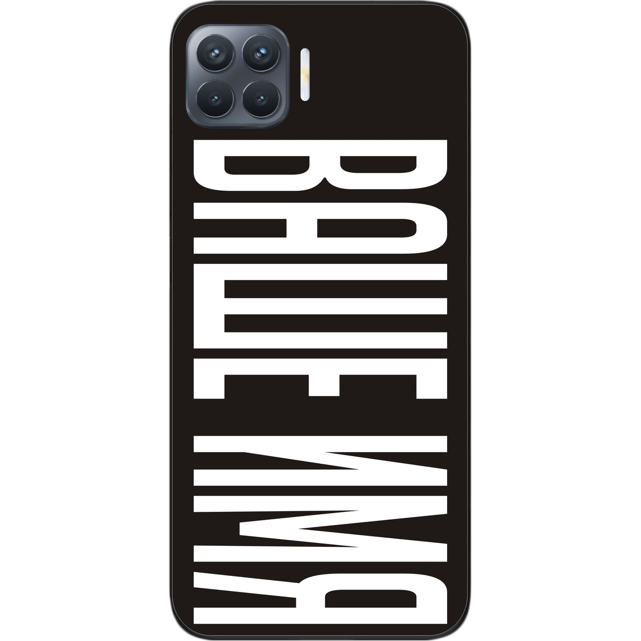 Іменний чохол для OPPO Reno 4 Lite бампер з ім'ям друк на чохлі, фото 1