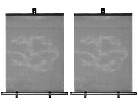 Шторки солнцезащитные c роликовым механизмом 55*45 см 2шт. CarLife