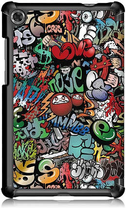 Чехол книжка PU BeCover Smart для Samsung Tab S6 Lite P610 P615 Graffiti (705197), фото 2