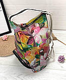 Рюкзак женский разноцветный натуральная кожа код 22-134, фото 2