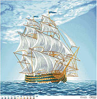 Схема Морська пригода ТП-025 на тканині для вишивання картина (Барвиста Вишиванка)