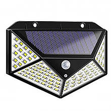 Вуличний настінний світильник з датчиком руху 100LED/CL-100 кут