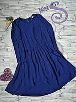 Платье синее H&M с длинным рукавом Размер 40-42 XXS-XS