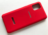 Чехол Epik Silicone Cover Case для Samsung Galaxy A31 (2020) A315 Red
