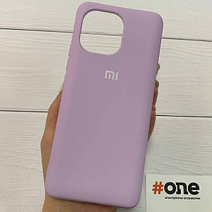 Чохол для Xiaomi Mi 11 з мікрофіброю оксамитовий щільний чохол на телефон сяомі мі 11 бузковий Full