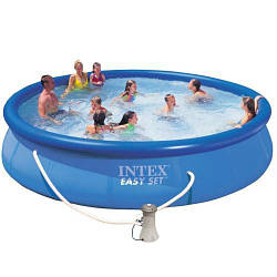 Надувний басейн Intex Easy Set Pool 28158 457 см х 84 см з фільтрувальним насосом