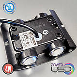 Фасадний алюмінієвий LED світильник Horoz PROTON 4 W IP65, фото 3