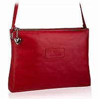 Жіноча шкіряна сумочка Betlewski 27 х 20 х 7 (TWB-LIC-13) - червона