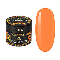 F. O. X. Dofamin №003 кольорова база для нігтів 10мл помаранчева