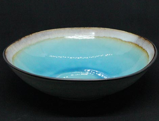 Салатник "Блакитна лагуна" 27х7 см 2 шт JM 1032RT, фото 1