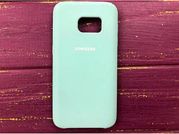 Чохол Silicone Cover для Samsung Galaxy S7 SM-G930F Блакитний