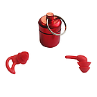 Тактичні беруші пасивні для стрільби Tactical ProPlugs Red 2 flange, фото 7