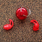 Тактичні беруші пасивні для стрільби Tactical ProPlugs Red 2 flange, фото 8
