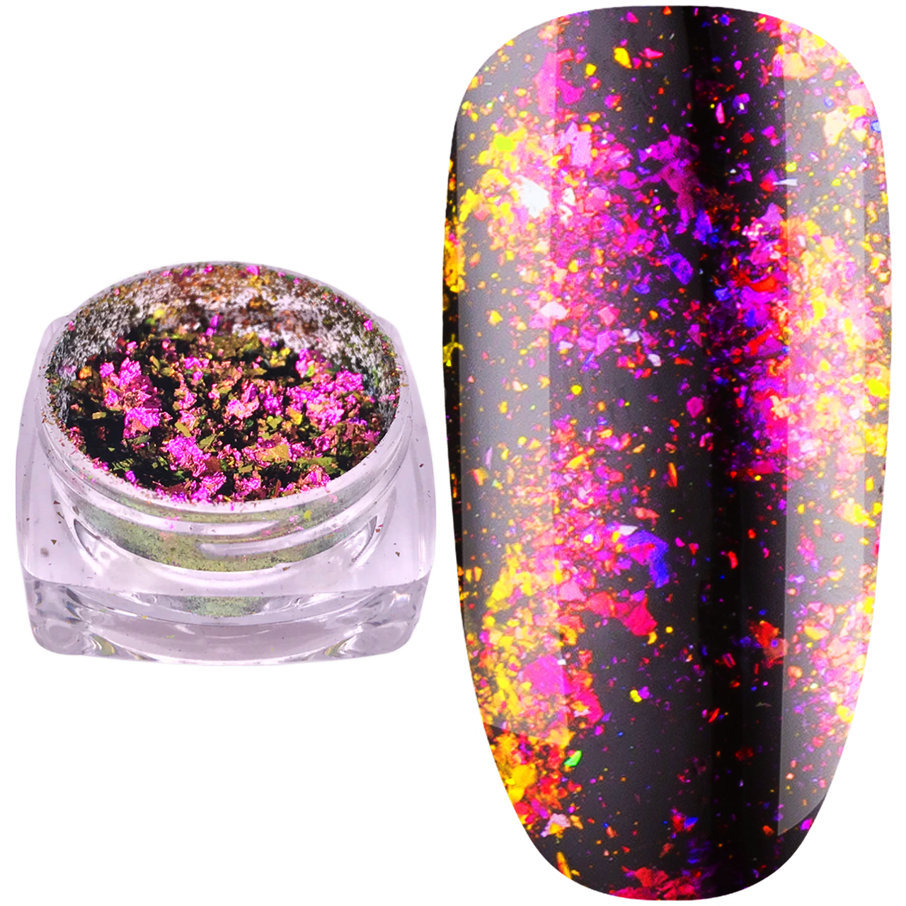 Купить Зеркальная втирка "Хлопья Юки", Master Professional, №8 вишневый ...