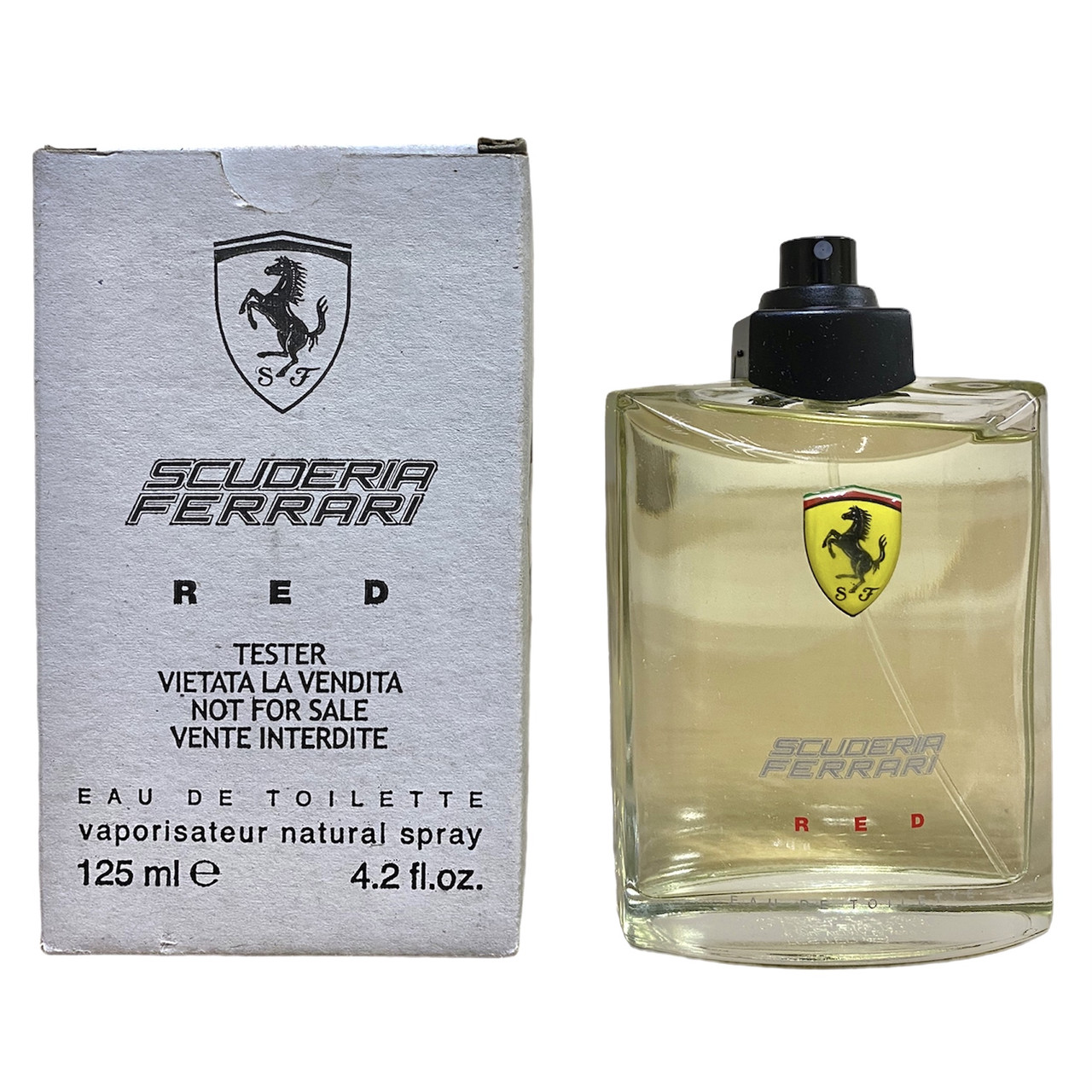 Туалетна вода чоловіча Ferrari Scuderia Ferrari Red 125ml оригінальний тестер, свіжий цитрусовий аромат, фото 1