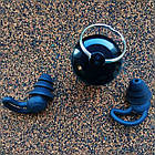 Стрілецькі Беруші тактичні для ЗСУ, військових (пасивні) Shooter Plugz Чорні, 3 витка, фото 7